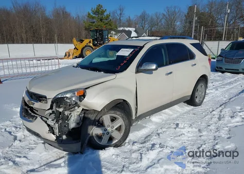 2014 Chevrolet Equinox Ltz z USA, uszkodzony, nr VIN 1GNALDEK2EZ107851
